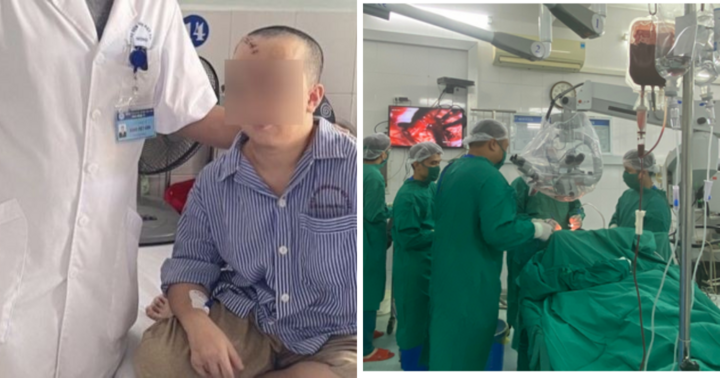 Người đàn ông mắc căn bệnh u não hiếm gặp, cơ thể bé bất thường