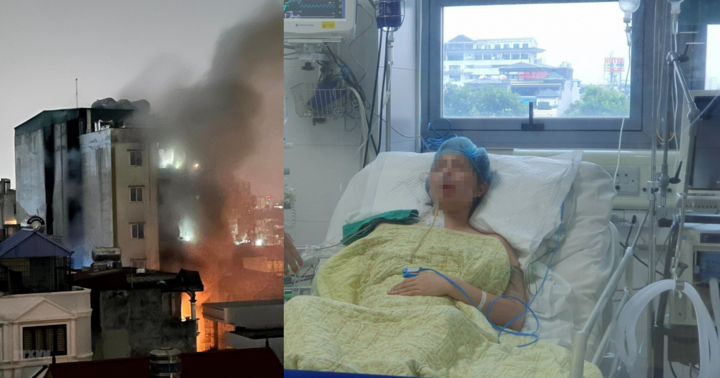 Nữ bác sĩ trong vụ cháy chung cư mini ở Khương Hạ thoát cơn nguy kịch