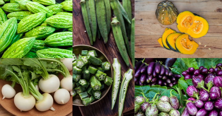 6 loại rau củ là