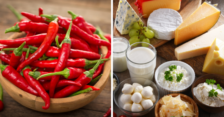 Đừng ăn ớt cùng 5 loại thực phẩm này kẻo 