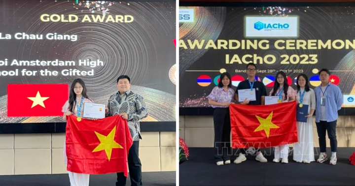Học sinh Hà Nội giành 2 Huy chương Vàng tại Olympic Hóa học ứng dụng quốc tế 