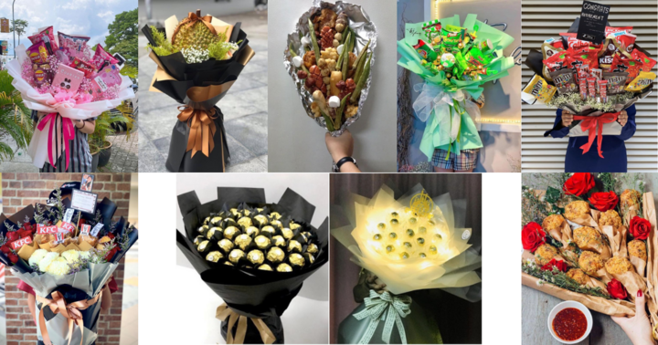 Chiêm ngưỡng những bó hoa 