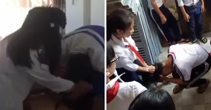 Lào Cai: Xác minh vụ nữ sinh lớp 9 bị bạn đánh liên tiếp vào đầu bằng mũ bảo hiểm