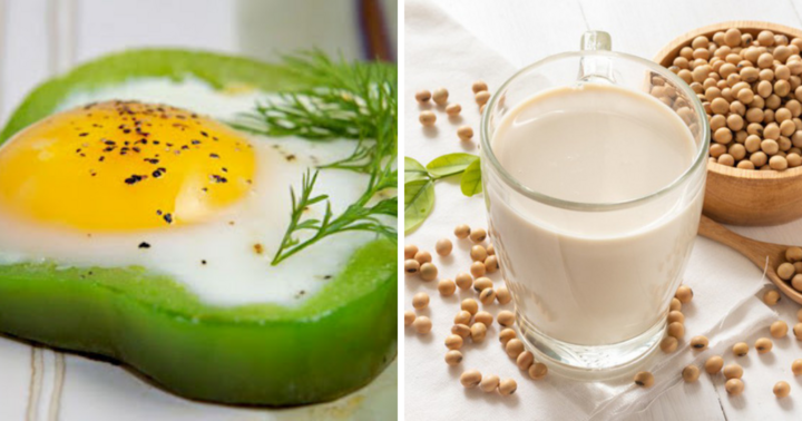 Uống sữa đậu nành với trứng có phải 