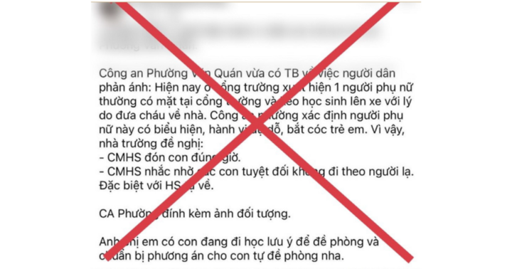 Hà Nội: Công an bác thông tin bắt cóc trẻ em ở Văn Quán