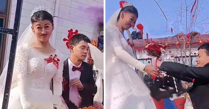 Cô dâu bị cả làng chê ngoại hình giống đàn ông, chú rể nói một câu khiến mọi người im bặt