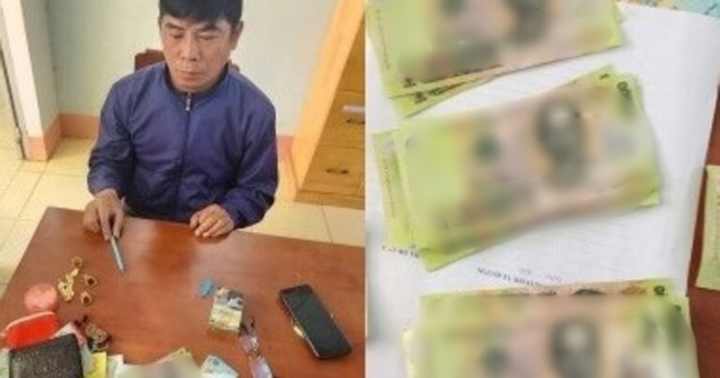 Đặt mua tiền giả trên mạng về tiêu thụ, đôi nam nữ bị bắt giữ