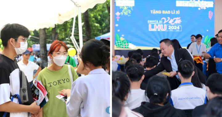 Nhiều trường đại học trao lì xì, hỗ trợ sinh viên về quê ăn Tết Nguyên đán 2024