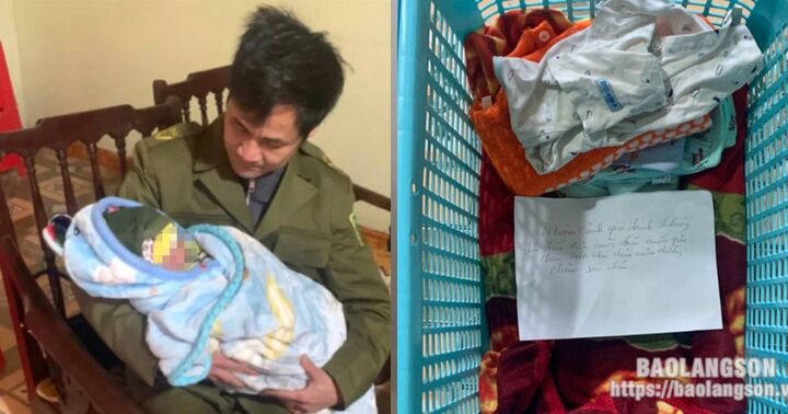 Bé sơ sinh 7 ngày tuổi bị bỏ rơi ở cổng chùa: Mặt đỏ ửng vì thấm mưa rét 