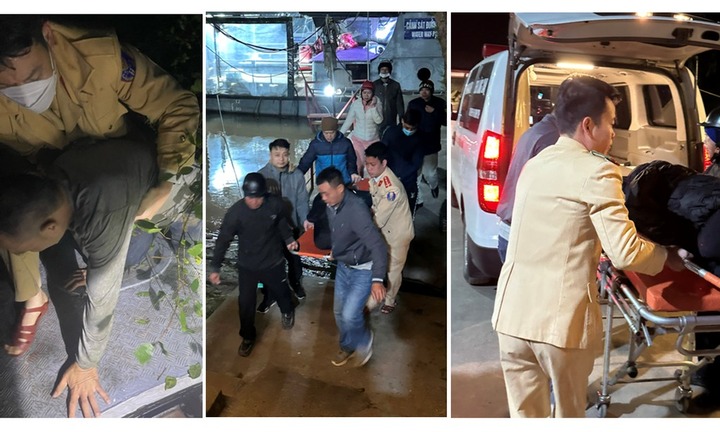 CSGT Hải Phòng kịp thời cứu người đàn ông nhảy cầu sáng mùng 3 Tết