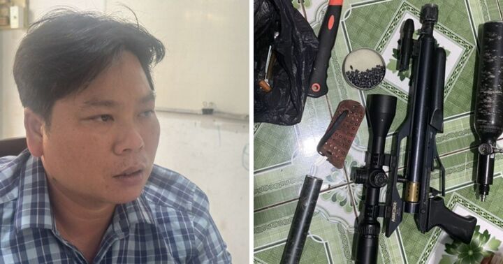 Bắt nhóm đối tượng chuyên dùng súng cướp