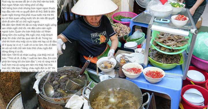 Xôn xao quán bún ngan nức tiếng Hà Nội bị tố mắng khách thậm tệ, chủ hàng nói gì?