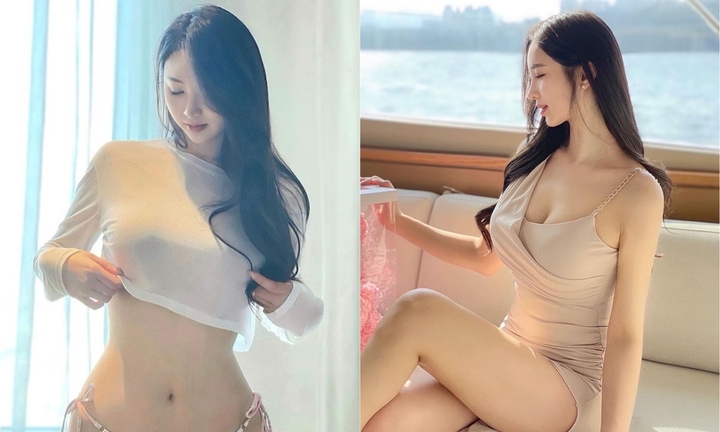 Hot girl Hàn Quốc khoe thân hình đồng hồ cát siêu nóng bỏng, phủ nhận tin đồn dao kéo 