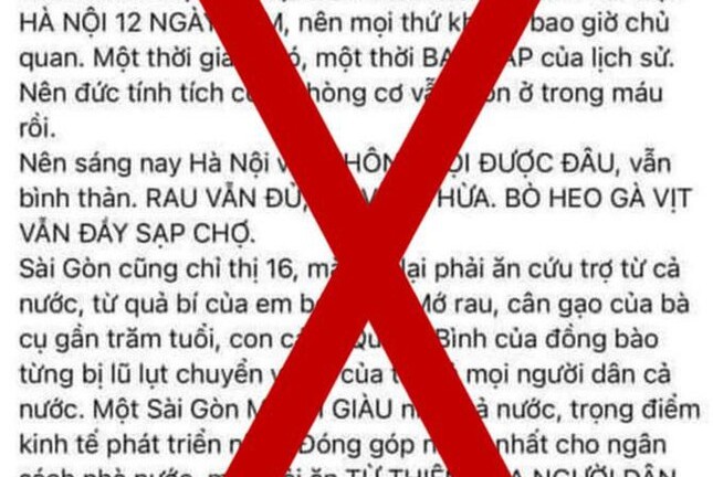 Đăng tải thông tin sai sự thật lên Facebook, một phụ nữ bị phạt 5 triệu đồng