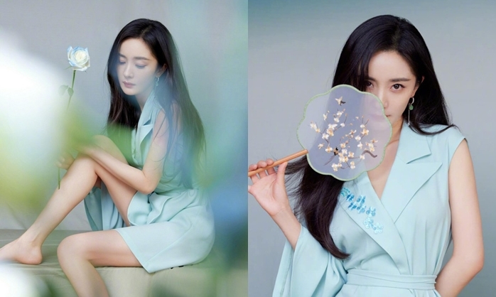 Dương Mịch khoe vóc dáng mảnh mai, khí chất như tiên nữ trong bộ ảnh mới