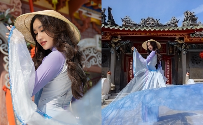 Đoàn Hồng Trang muốn giới thiệu vẻ đẹp thuần Việt đến Miss Global 2022 