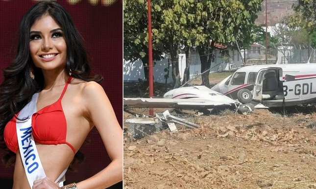 Cựu hoa hậu Mexico gặp tai nạn máy bay