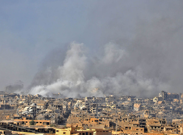 Mỹ tuyên bố lý do bất ngờ không kích hàng loạt boongke tại Syria