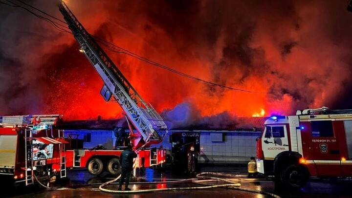 Cháy quán cà phê ở Nga, ít nhất 15 người thiệt mạng