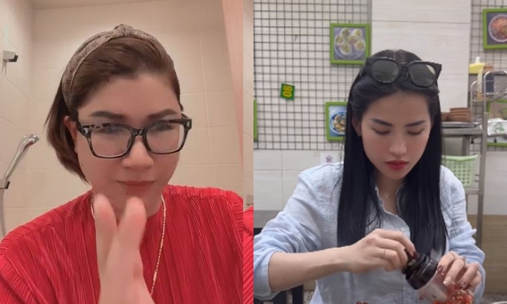 Lùm xùm vụ 'chiến thần' Hà Linh review quán bún đậu của Trang Trần 