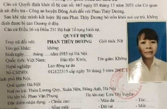 Hà Nội: Truy nã đối tượng lừa chạy việc làm, chiếm đoạt tài sản