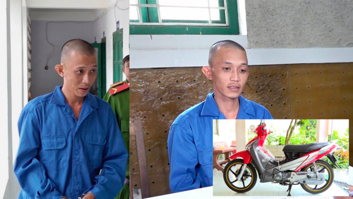Cần tiền mua ma tuý, nam thanh niên thuê người chạy xe ôm làm cha ruột để lừa chủ cửa hàng xe máy
