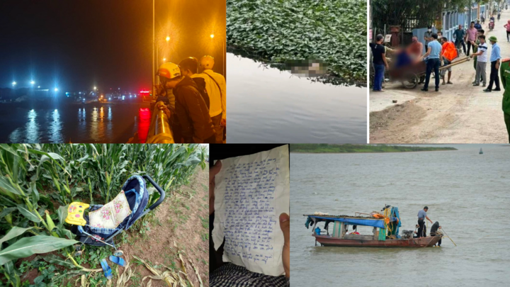 Xót lòng nhiều vụ ôm con tự tử: Cô giáo ôm 2 con nhỏ nhảy sông