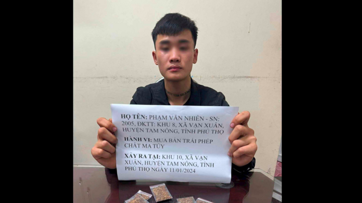 Tin tức pháp luật mới nhất ngày 18/1: Bắt giữ nam thanh niên chuyên bán ma tuý cỏ cho học sinh ở Phú Thọ