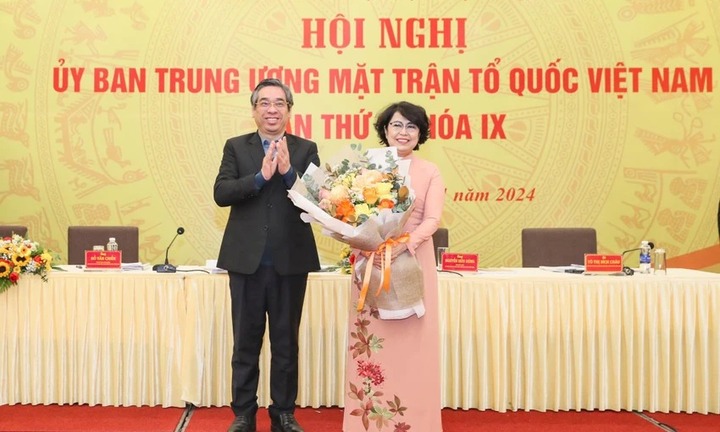 Bà Tô Thị Bích Châu giữ chức Phó Chủ tịch Ủy ban Trung ương MTTQ Việt Nam