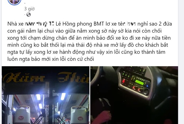 Vụ cô gái tố bị tài xế sàm sỡ trên xe khách: Diễn biến bất ngờ