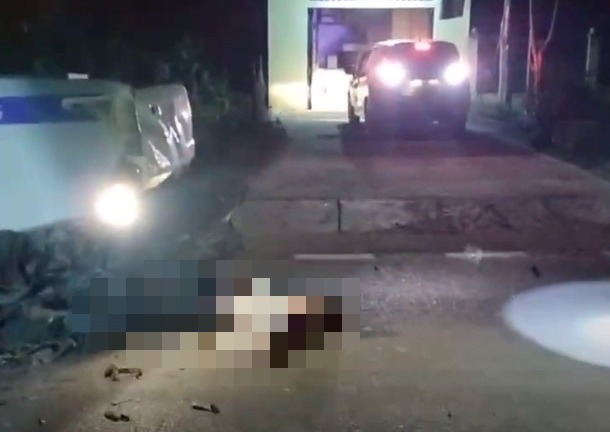 Thanh Hoá: Tông vào đuôi xe CSGT, nam thanh niên tử vong