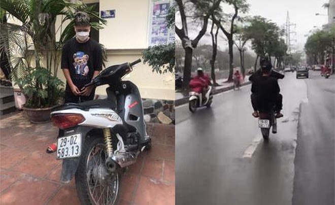 Bất ngờ với lý do thanh niên “bốc đầu” xe máy, quay clip đăng Tiktok 