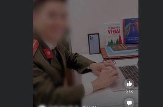 Xử phạt chủ quán cắt tóc mặc đồ Công an đăng clip lên mạng để khoe bạn bè