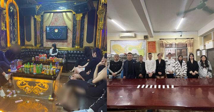Hà Giang: Kiểm tra quán karaoke, phát hiện nhóm đối tượng đang