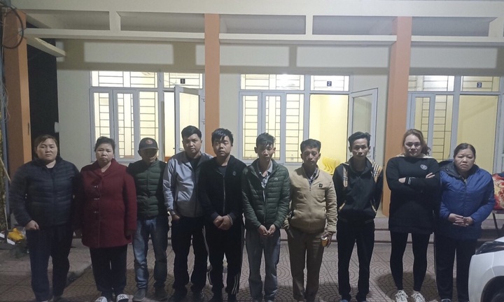 Bắc Giang: Bắt quả tang 10 đối tượng đánh bạc