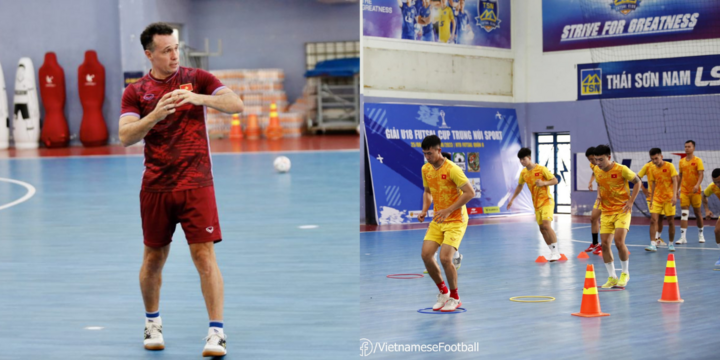 Đội tuyển futsal Việt Nam sẵn sàng trước trận gặp Hungary