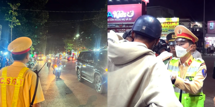 Bình Dương: Nam thanh niên lao xe vào CSGT ở chốt kiểm tra nồng độ cồn