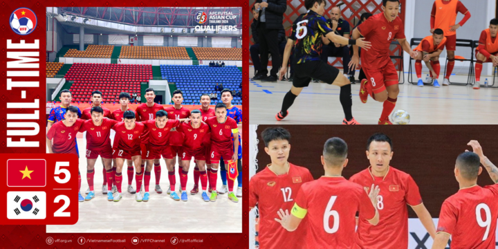 Futsal Việt Nam thắng đậm Hàn Quốc, giành quyền tham dự VCK châu Á
