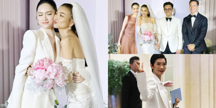 Dàn sao Vbiz tham dự tiệc cưới Thanh Hằng cùng nhạc trưởng