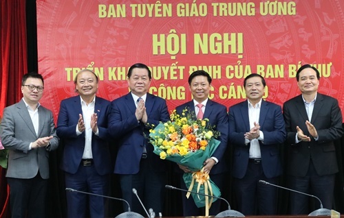 Ban Bí thư Trung ương Đảng bổ nhiệm nhân sự mới