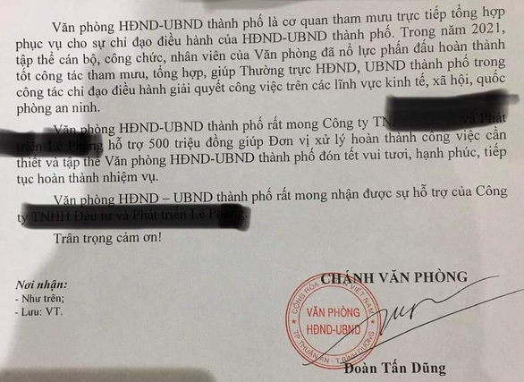 Bình Dương: Làm rõ văn bản 