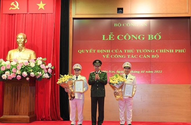 Bộ Công an có thêm 2 tân Thứ trưởng