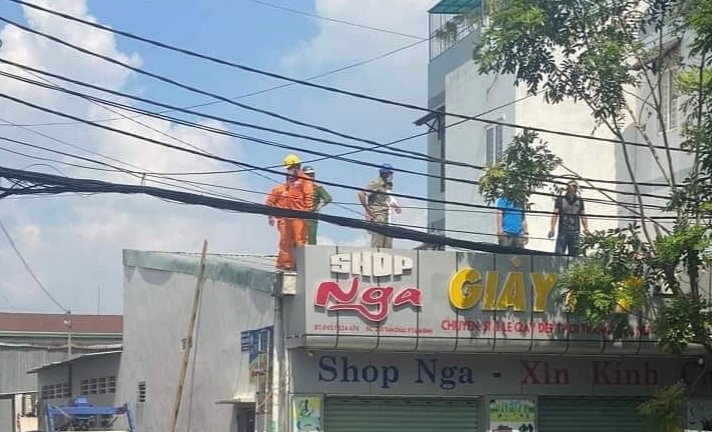 TP.HCM: Đi tỉa cây thuê, người đàn ông hơn 60 tuổi bị điện giật tử vong 