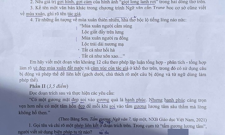 Thi vào lớp 10 ở Hà Nội: Giáo viên nhận định điểm môn Ngữ văn sẽ cao