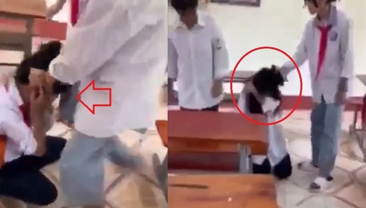 Thái Nguyên: Nữ sinh lớp 8 bị bạn đánh hội đồng ngay trong lớp 