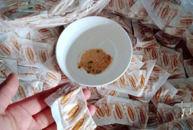 Cảnh báo người dân cẩn trọng khi mua gói súp