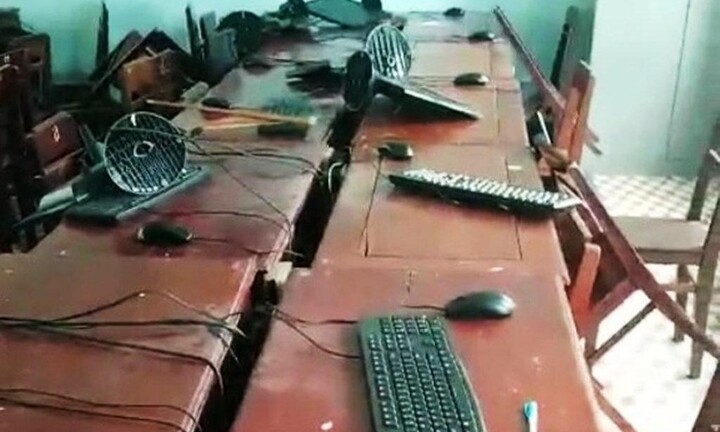 Vụ 4 học sinh đập phá trường học: Đều thuộc diện học sinh cá biệt, nghiện game