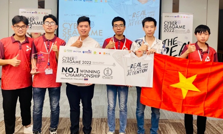 Việt Nam vô địch cuộc thi kỹ năng an toàn thông tin Cyber SEA Game 2022