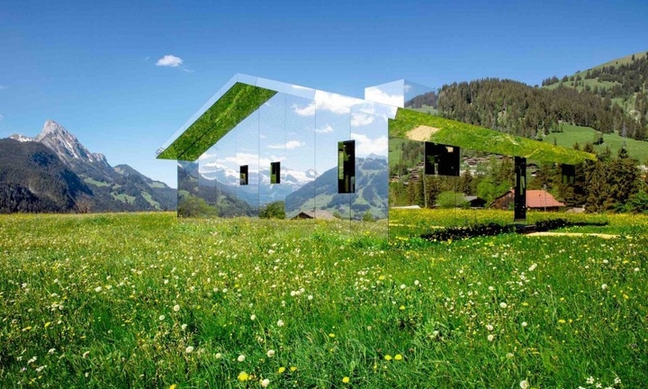 Căn nhà gương kỳ ảo ở Thụy Sĩ: Phong cảnh 4 mùa lộng lẫy được 
