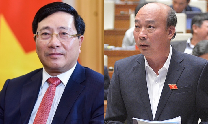 Hai ông Phạm Bình Minh và Lê Minh Chuẩn thôi làm đại biểu Quốc hội